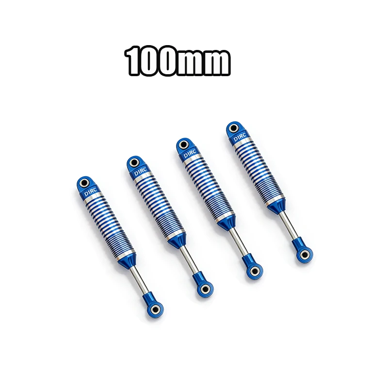 D1RC Metal D-Shock-serie oliegevulde ophangingdempers Verstelbare lengte 100 mm-120 mm voor simulatie Rock Crawler Climbing Truck