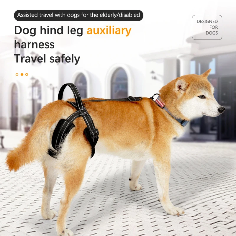 Pet Dog Hind Leg Auxiliary Belt Postoperative Rehabilitation Belt Recovery Disability Leg Brace Pet Dog Traction Assistance