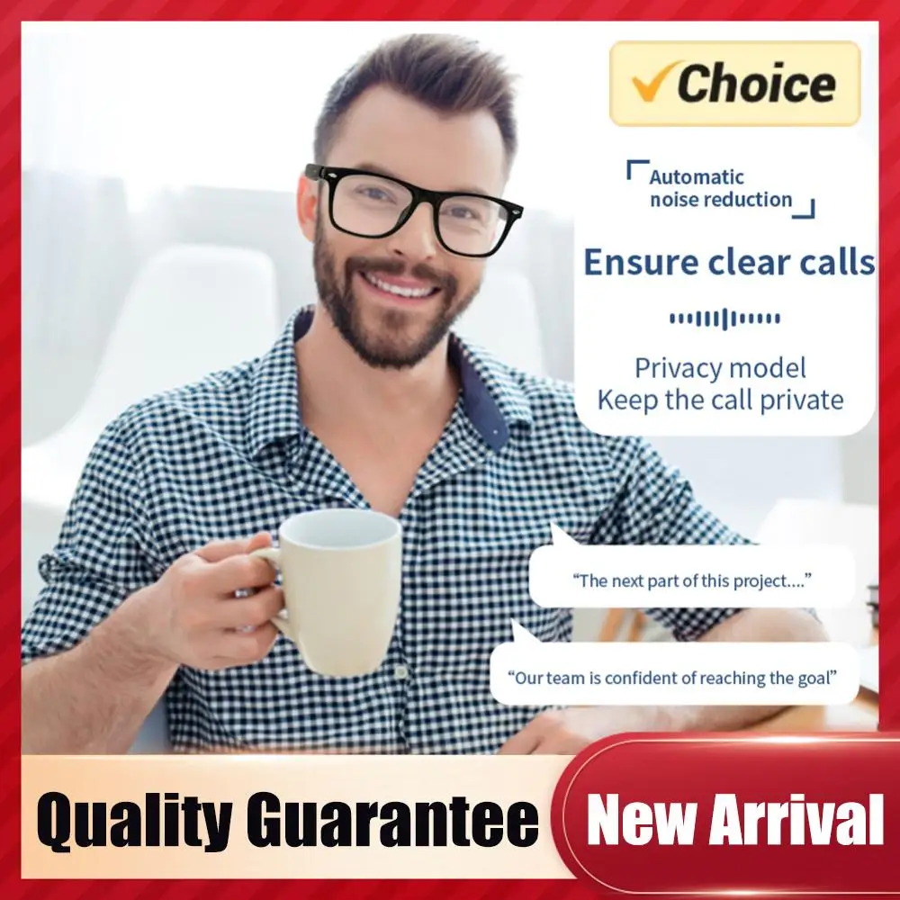 

Умные очки с голосовым помощником AI, камерой для удаленной съемки, Bluetooth-аудио, открытым звуком, микрофоном и динамиками