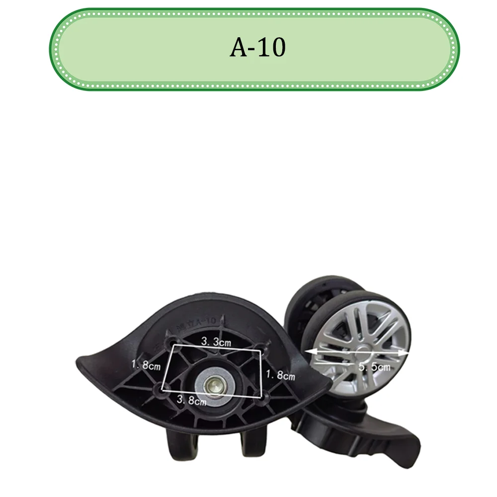 For HONGLI A-10 Universal Wheel Replacement Suitcase Silent Smooth Shock Absorbing Durable Convenient Accessories Caster Wheels