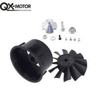 QX-MOTOR 64mm EDF， Multi blade ducted fan without motor kit, suitable for various models of FPV drones