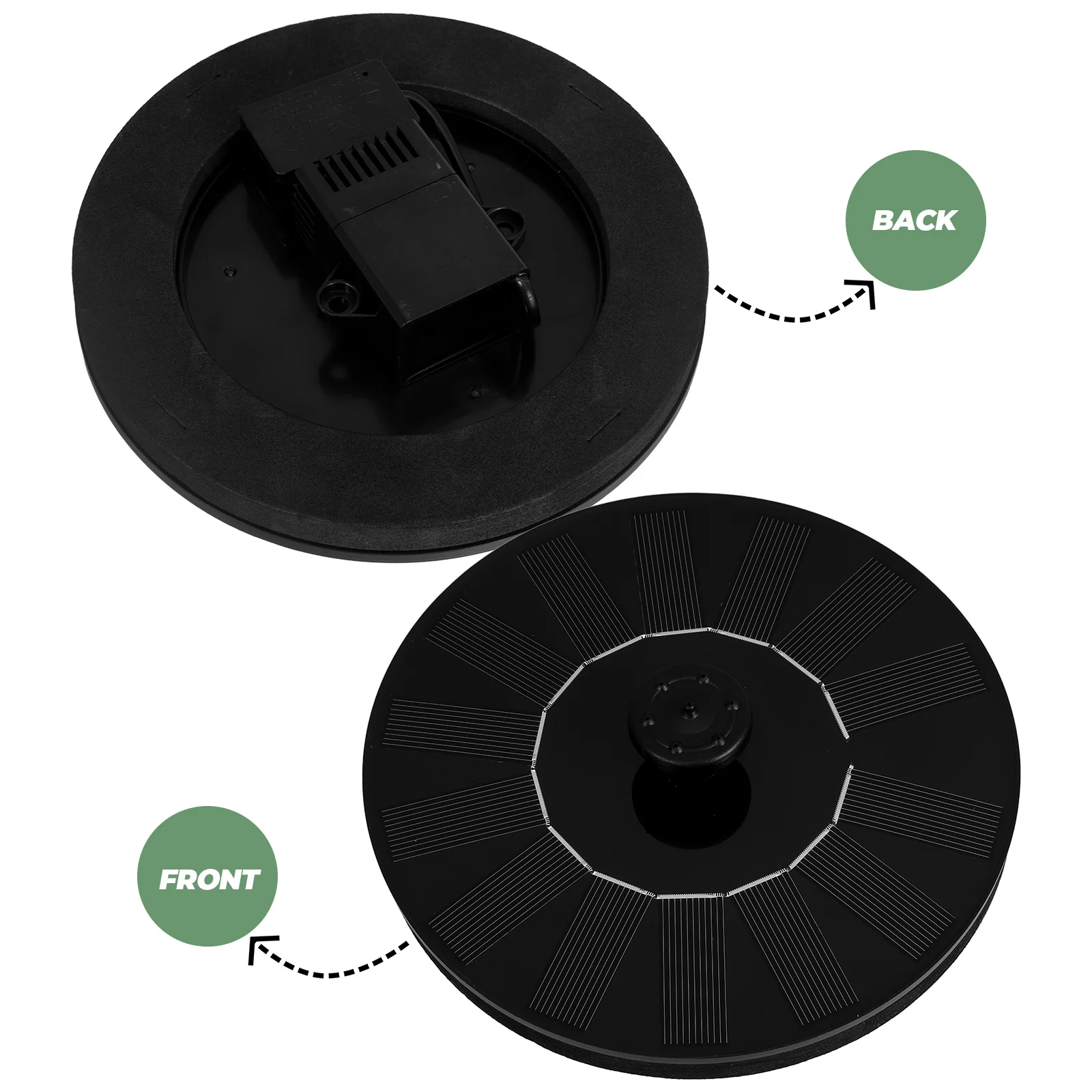 

Solar Fountain Pump Floating Water Pump Eco Automatic Garden Pond Fish Tank Bird Bath Pool Decoration Water Circulation