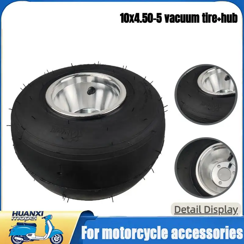 5 inch 10x4.50-5 Front Wheel Go Kart Tire DIY Four Wheel Go Kart ATV UTV Four Wheel Car Four Wheel Supermoto Wheels