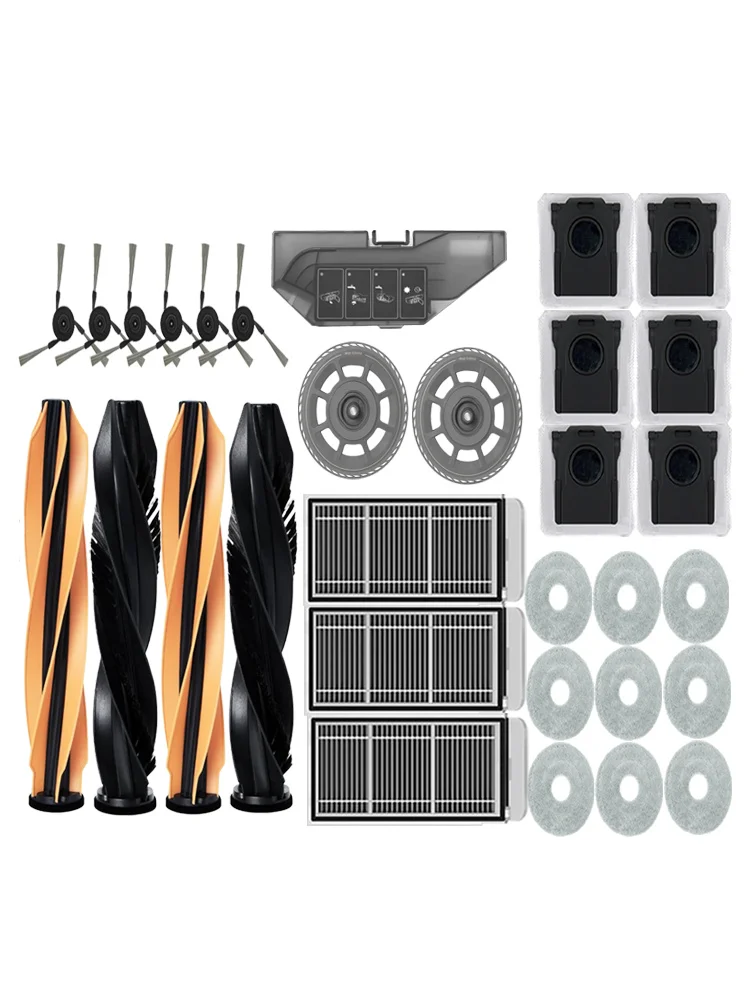 Pièces de rechange pour aspirateurs Dreame X50 Master / X50 Ultra Complete / X50S Pro Ultra / L50 Pro Ultra / L40S Pro Ultra / Mova V50 Ultra, rouleaux et accessoires latéraux