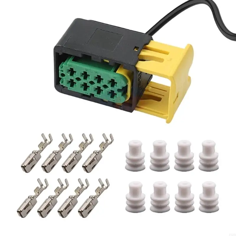 Wire Harness Plug 8 Way 3.5 Series Plastic Automotive Part for Vehicle Electrical Repair and Replacement Service Work