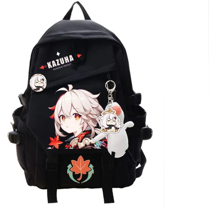 

Genshin Impact Lumine Aether Backpack Mochila Teenarges Bookbag Schoolbag Boys Girls Game Causal Shoulder Laptop Outdoor Bags