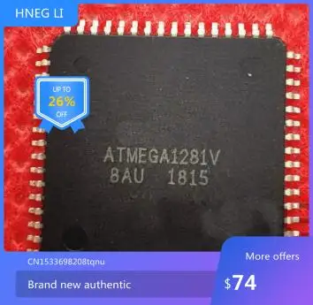 

IC new% ATMEGA1281V-8AU