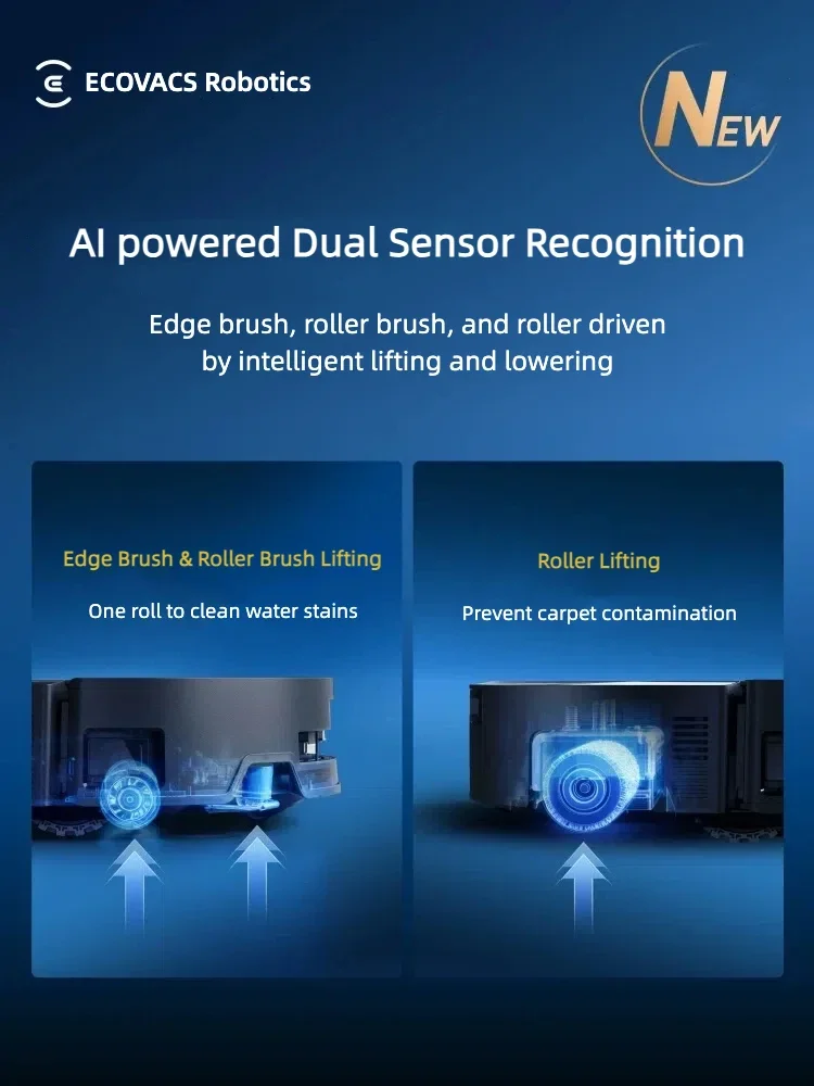 New Arrival ECOVACS DEEBOT X9 PRO Robot Vacuum Cleaner Smart Home Appliance Self-Washing Sweeping Hot Water Mop EU LDS Wet Dry