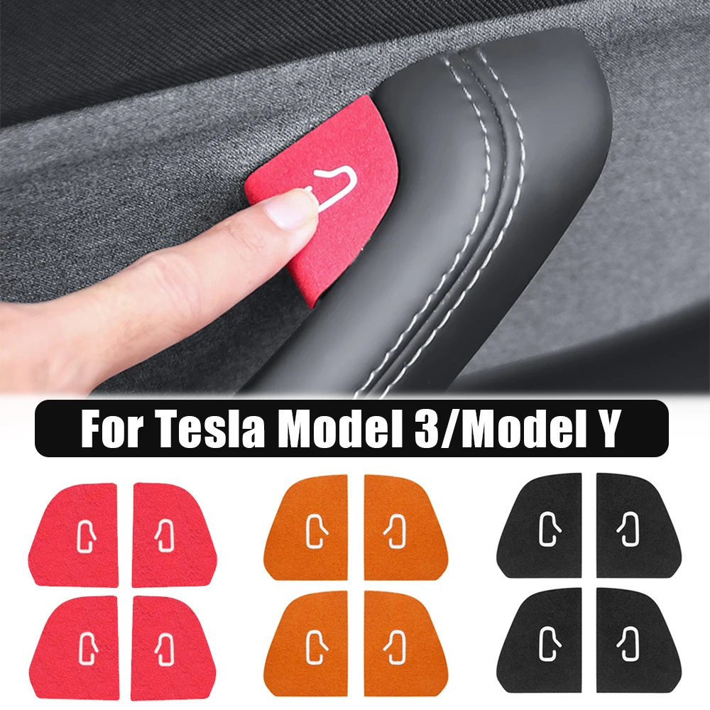 

Armrest Window Lift Button Switch Frame Stickers For Tesla Model 3 Model Y Car Open Door Button Stickers Interior Accessories