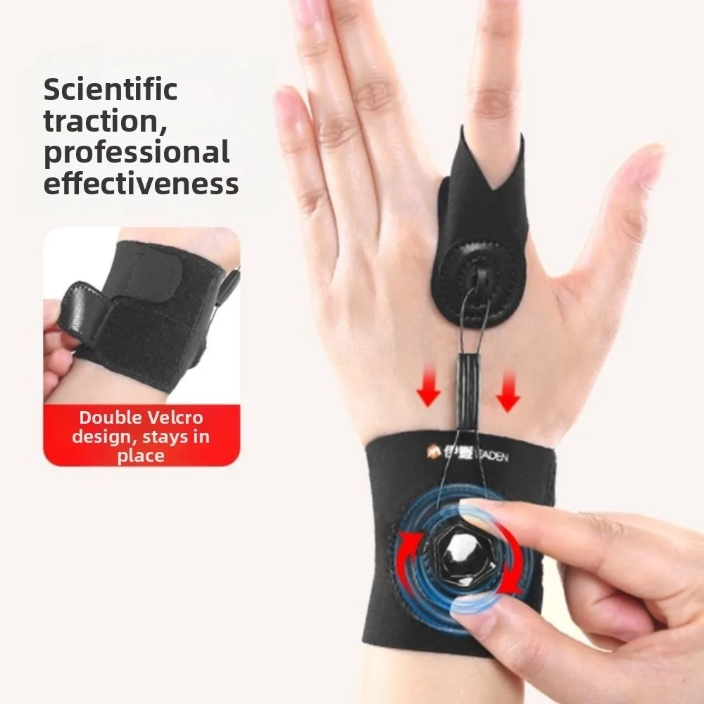 

Knob Adjustment Finger Corrector Breathable Universal Finger Fixing Straightener Traction Sports Injury Finger Trainer Splint