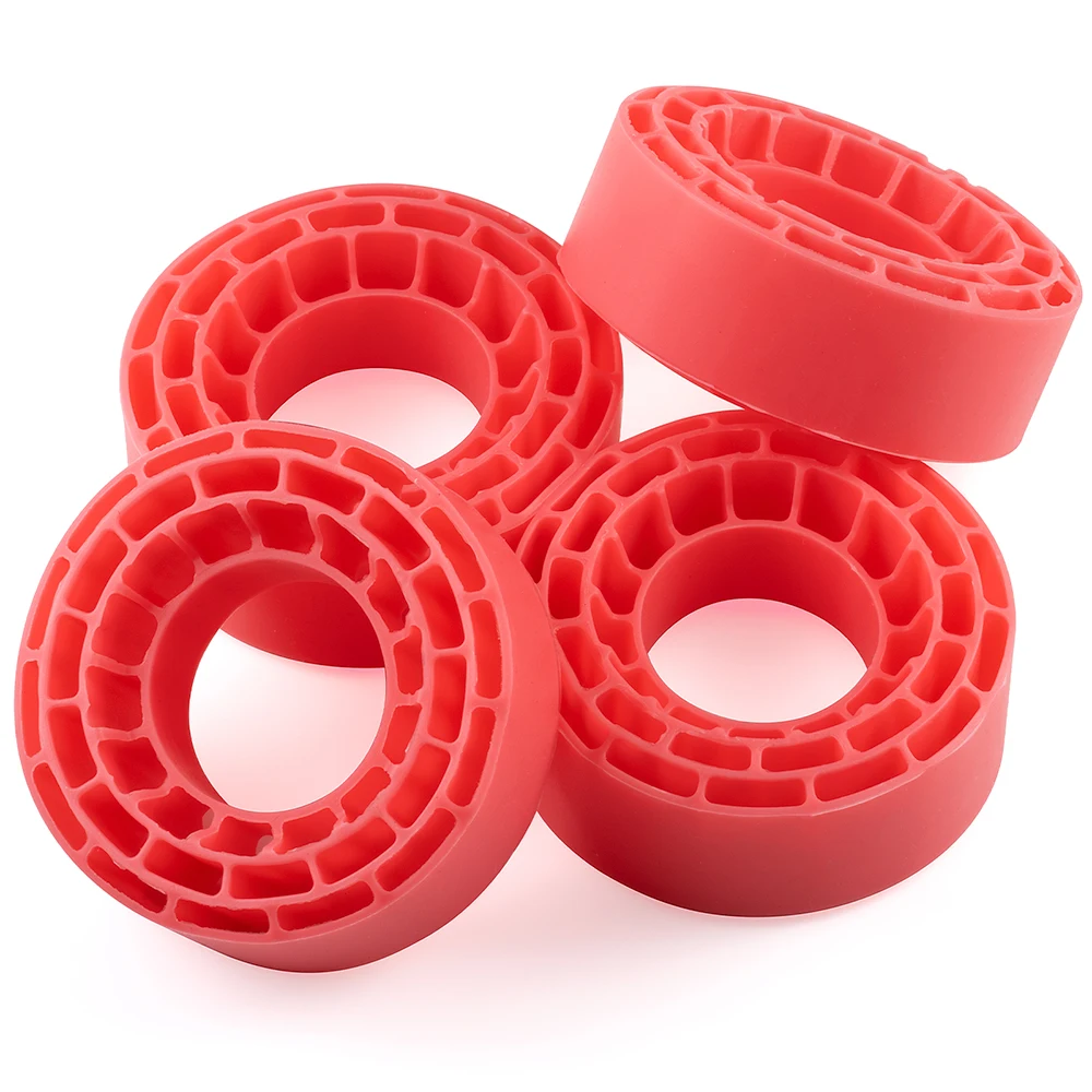 AXSPEED 4Pcs 1.3 inch Rubber Tires Silicone Insert Foam for Axial SCX24 1/24 TRX-4M 1/18 RC Crawler Car Upgrade Accessories Part