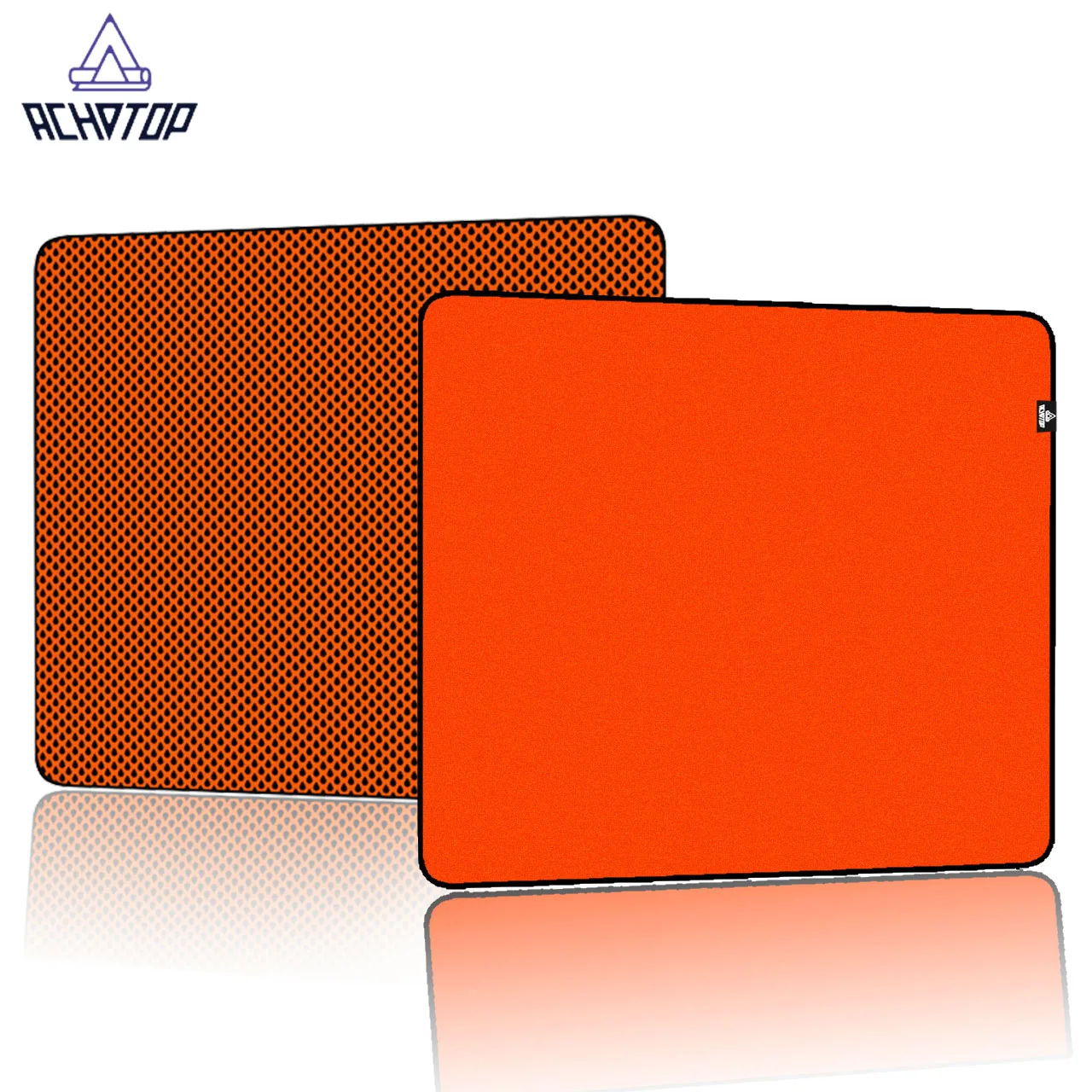 Achotop Control Mousepad Jacquard Mouse Pad Anti-slip Particle Table Carpet Fine Particle Mouse Mat Desk Mat 40x45CM Orange Mats