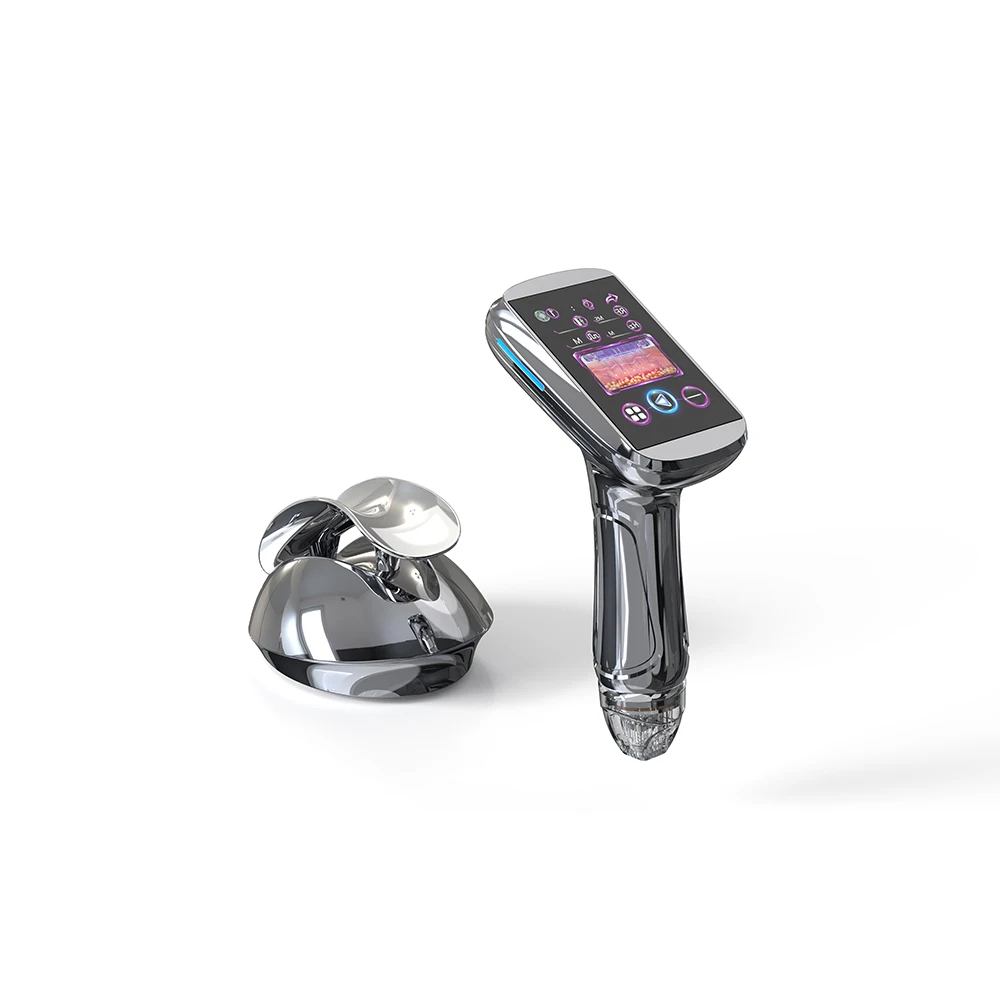 Mesin Microneedling RF Portabel untuk Penggunaan di Rumah, Frekuensi Radio Fraksional untuk Pengencangan Wajah dan Tubuh, Peralatan Kecantikan Penghilang Kerutan