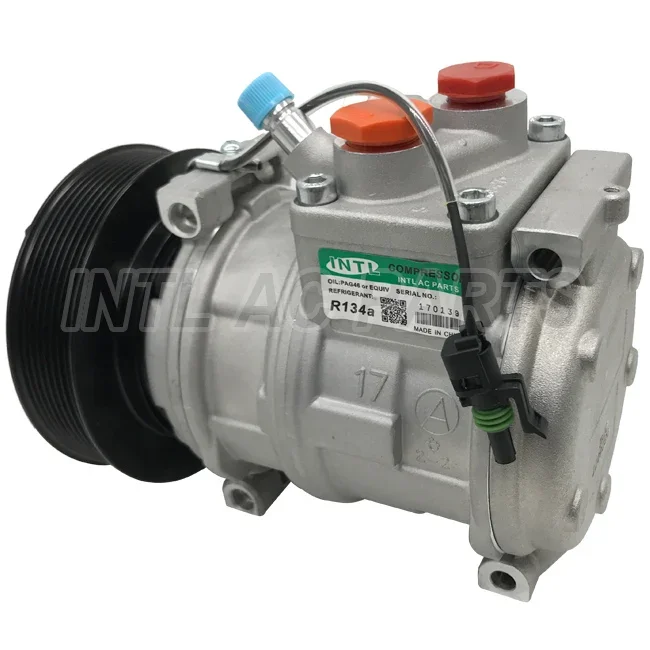 10PA17C A/C Compressor for Industrial John Deere Tractors Agriculture WITH TOP FITTING CAP4471002381 4471002388 4472003084