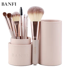 7pcs Makeup Brushes Set Beauty Makeup Brush тени для век Cosmetics Pincel Blush Foundation Eyeshadow Concealer кисти для макияжа