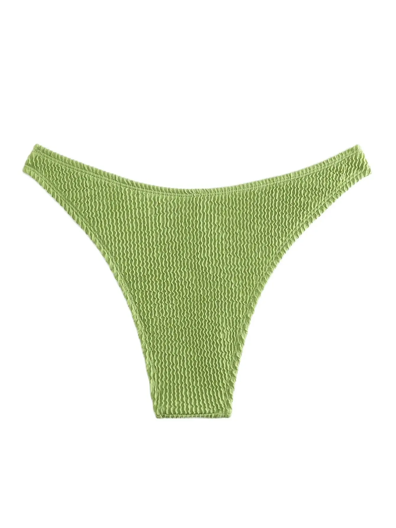 KNOWDREAM Thong Underwear Women Sexy Low Waisted Solid Color Bikini Bottom Swimwear Women Classic Beach Bikini