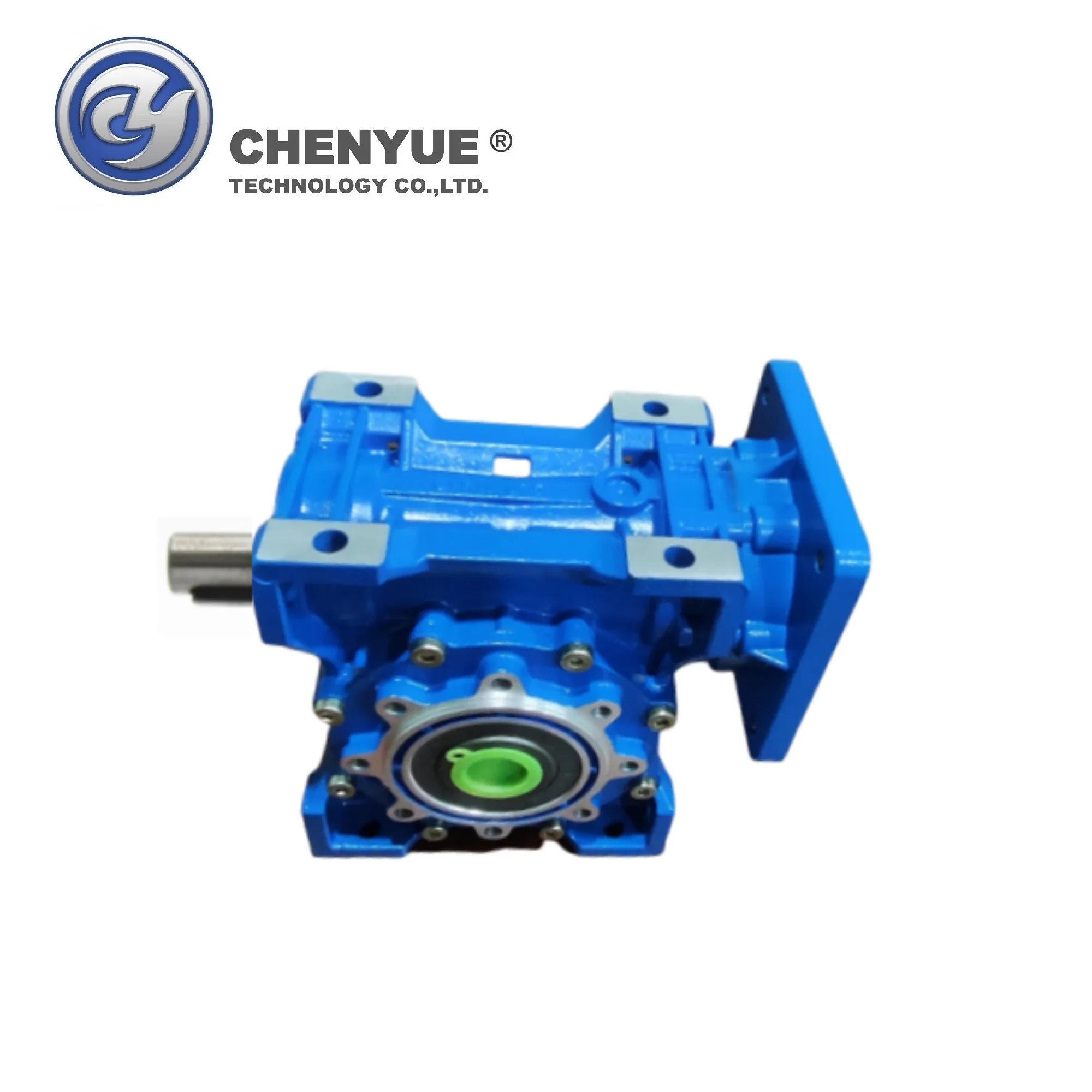 

CHENYUE High Torque Worm Gearbox Speed Reducer CYRW75-VS Input 19/22/14/24/28mm Ratio 5:1/100:1 Tin bronze Worm gear