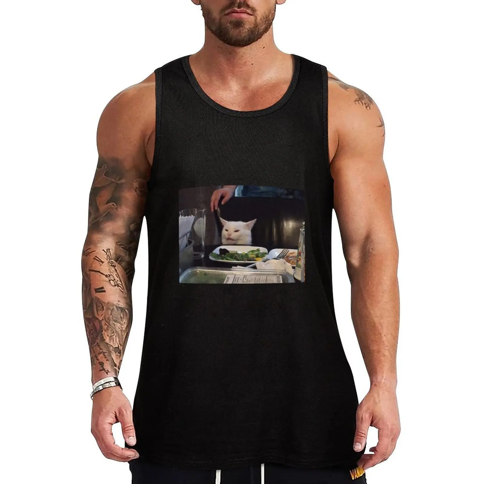 Yelled at Cat Tank Top Basic Cotton Blend Tank Top Casual Sleeveless Shirt