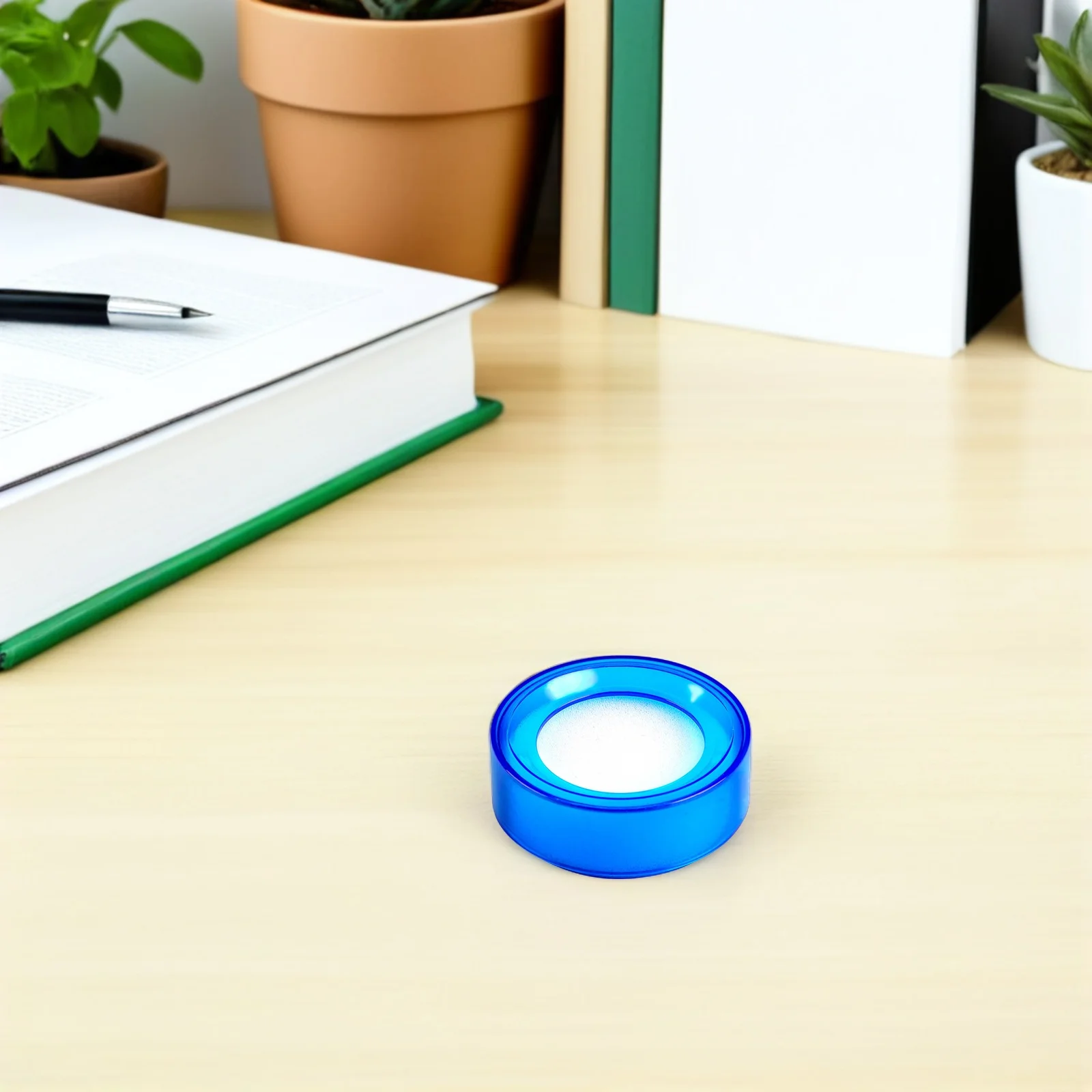 5pcs Finger Moistener For Counting Money: Quick Absorbing Sponge Damper Pad For Cash Handling Bank Office Use Office Supplies