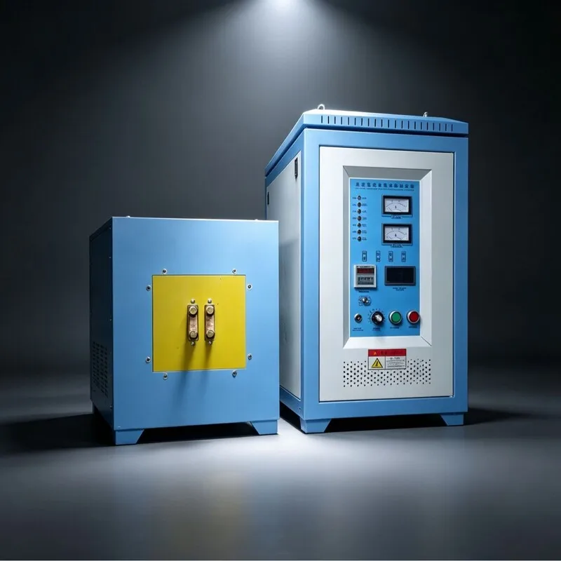 Through-heating Split-type High-frequency Induction Equipment With Independent Heating Heads For Metal Quenching, Brazing