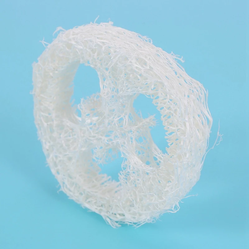 Loofah Slice-Herramientas de jabón personalizadas DIY, limpiador, esponja, depurador, soporte de jabón Facial, 4-6Cm de ancho, 150 piezas