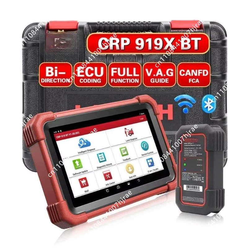 DBScar VII VCI Car OBD2 Scanner CRP919X BT Professional Auto Diagnostic Tool Support Active Test And ECU Coding Programming