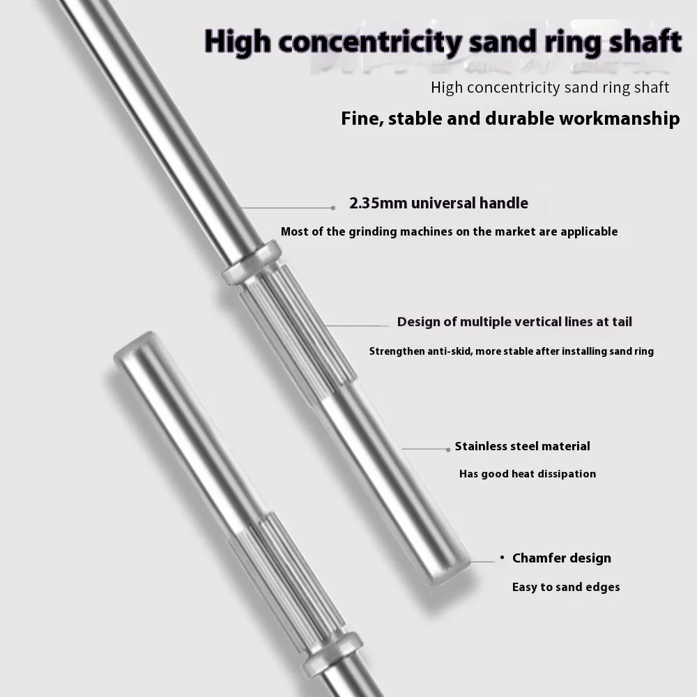 رؤوس مخروطية من الفولاذ المقاوم للصدأ 3.2 مم لإزالة البشرة/الكالس، نقع طلاء الجل، أدوات مانيكير عين القطة، مستلزمات الصالونات #5