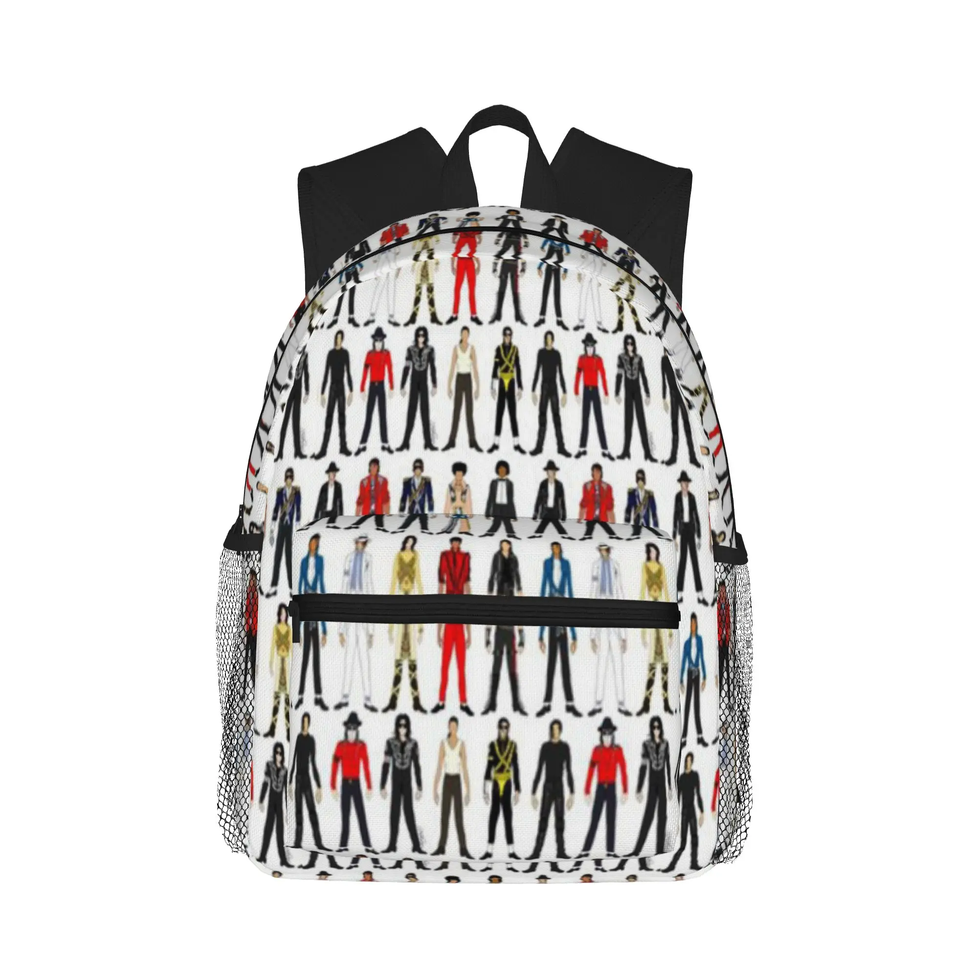 

Outfits of King Jackson Pop Music Fashion Casual Backpack for Students and Adults Men's backpack