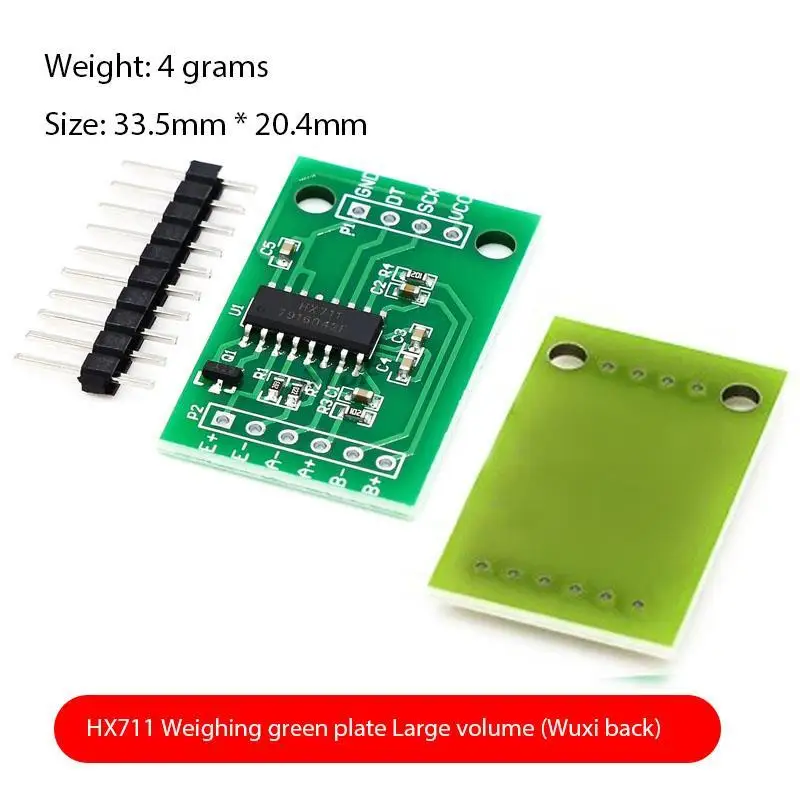 Dual-channel HX711 Weighing Pressure Sensor 24-bit Precision A/D Module