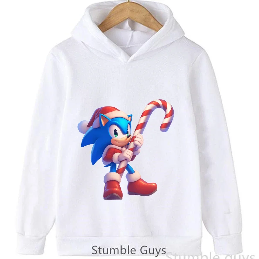 Anime Sonic enfants sweat à capuche Trucksuit automne garçons filles dessin animé vêtements cadeau de noël à la mode Match jupes sweat-shirt ​