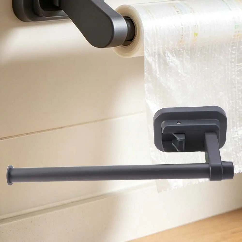 

No Punching Suction Cup Tissue Holder Water-proof Non Perforated Cling Film Storage Rack Anti-slip Strong load-bearing