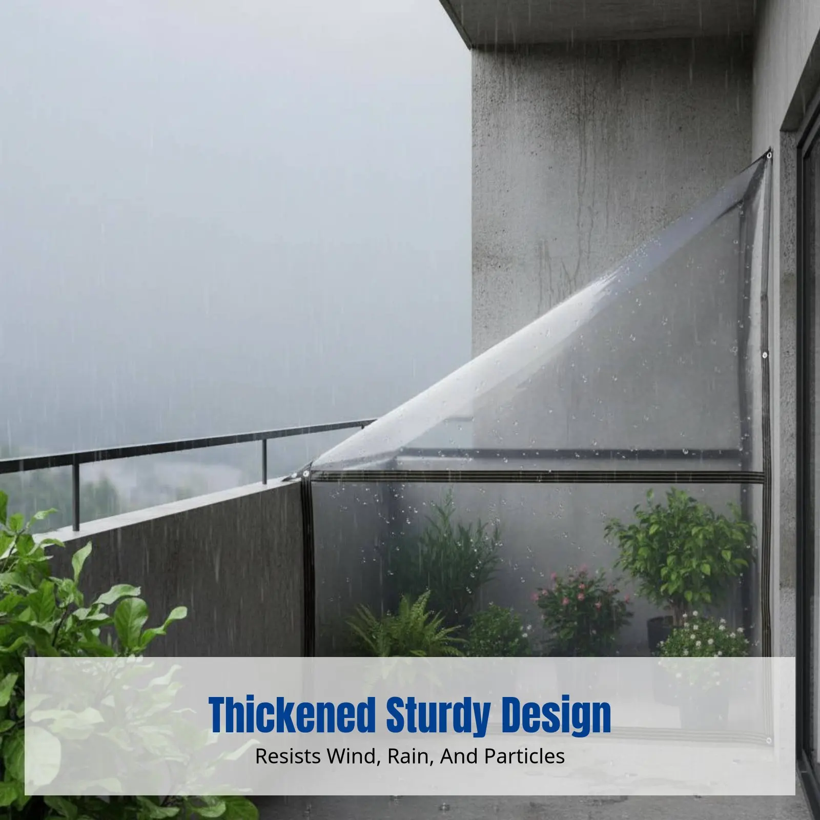 Transparent Film, Thickened PE Sheet, Waterproof, Dustproof, Windproof, Greenhouse Cover, Pane Sealing, Random Design