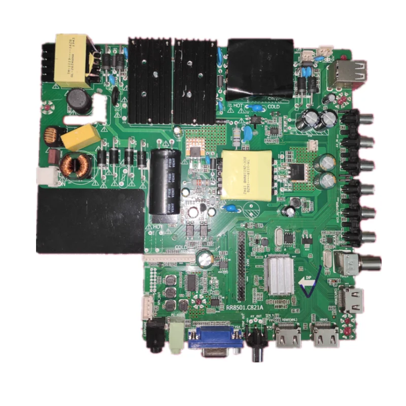 ¡Envío gratis! Placa base de TV de alta potencia RR8501.C821A tres en uno 125-145V 600ma para 1920X1080, funciona bien