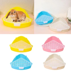 Hamster Litter Box Pet Corner Toilet Small Pet Potty Trainer Litter Tray Habitat Decor for Squirrels Chinchilla Rabbit