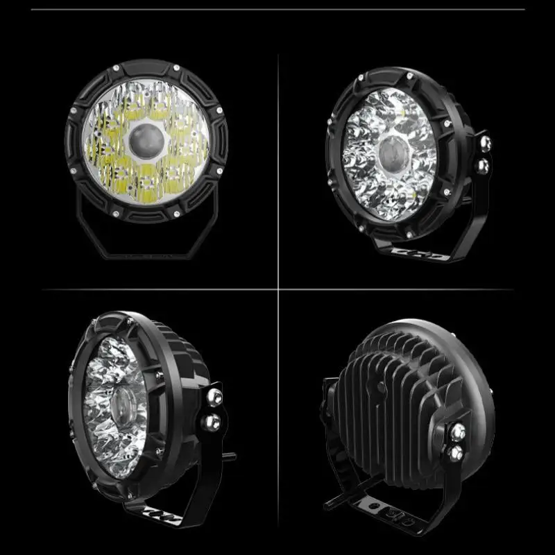 5-Inch Car Front Bumper Lighting A-Pillar Spotlight Roof Light Spotlight Front Bumper Modification Laser Spotlight Waterproof