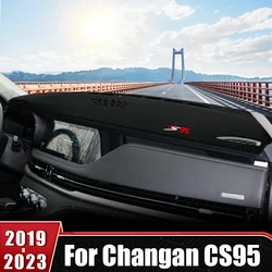 For Changan CS95 2019 2020 2021 2022 2023 Car Dashboard Avoid Light Pad Instrument Desk Cover Mat Anti-UV Non-Slip Accessories