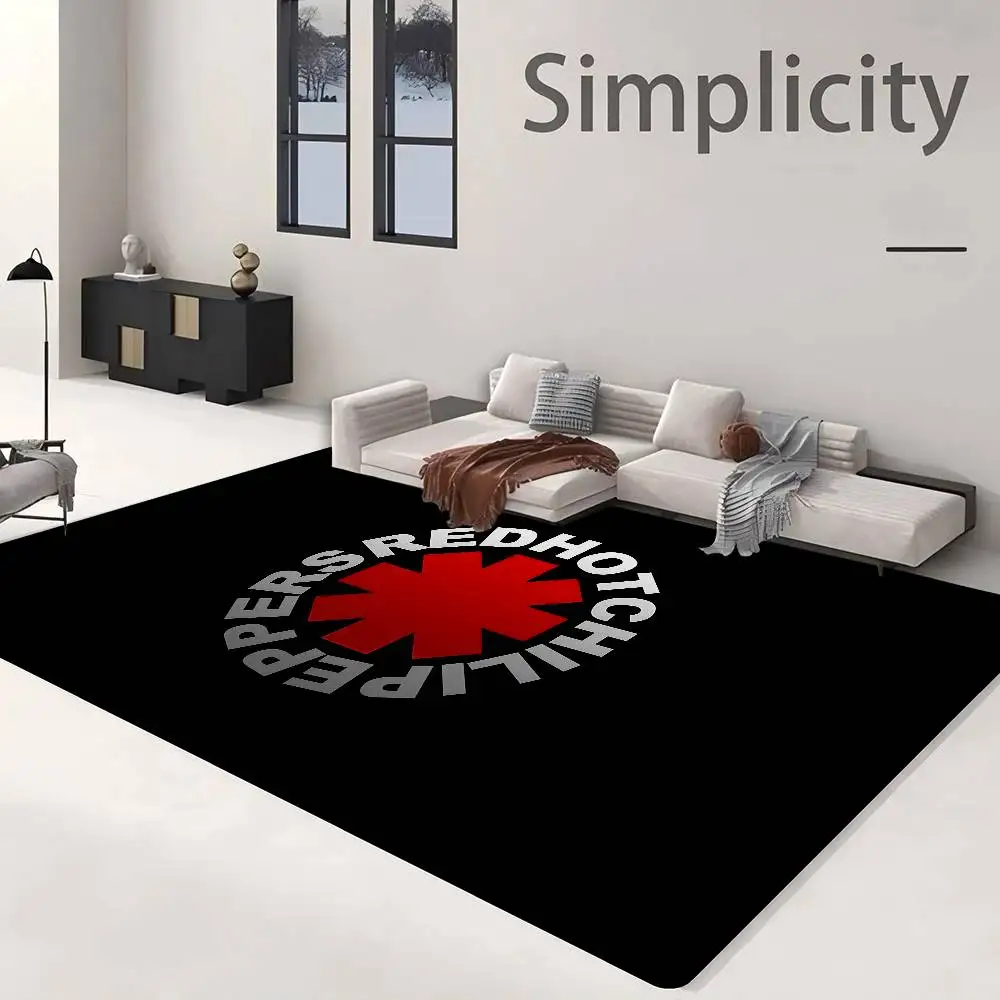 Funk Rock Band R-Red Hot Chili Peppers Floor Mat Rectangle Anti-slip Home Soft Badmat Front Door Indoor Outdoor Mat Doormat
