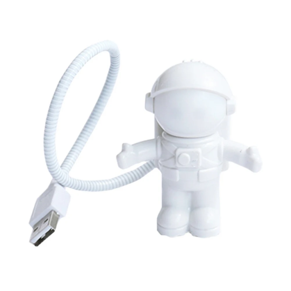 0.5W LED Astronaut Shaped Nightlight Reading Table Desk Lamp for Home Bedroom Decoration Lamps Computer USB Light