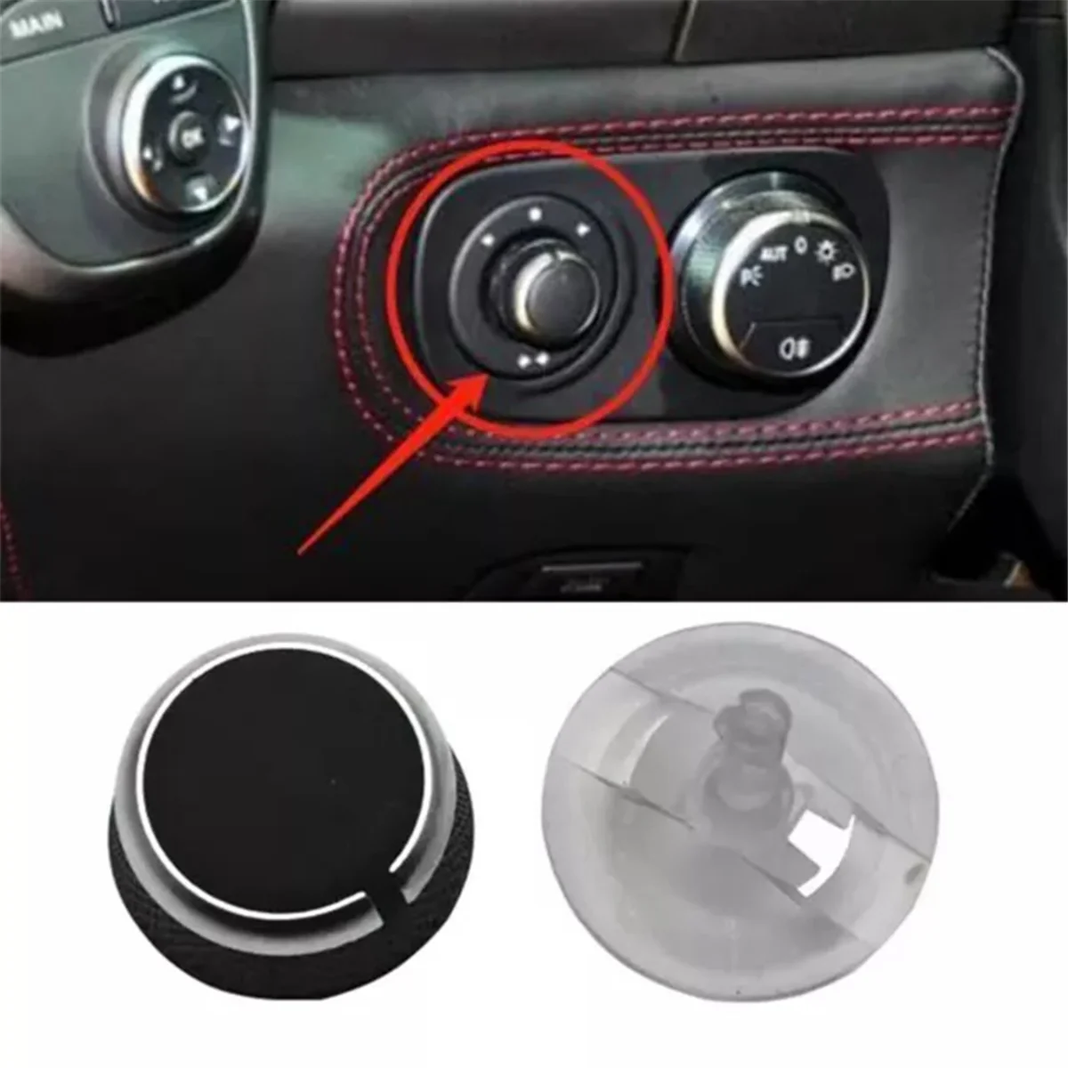 

N32R_1 Pcs Exterior Mirror Switch Controller Knob for Ferrari 458 F458 F488 California T Maserati GT 259909 Ferrari Parts