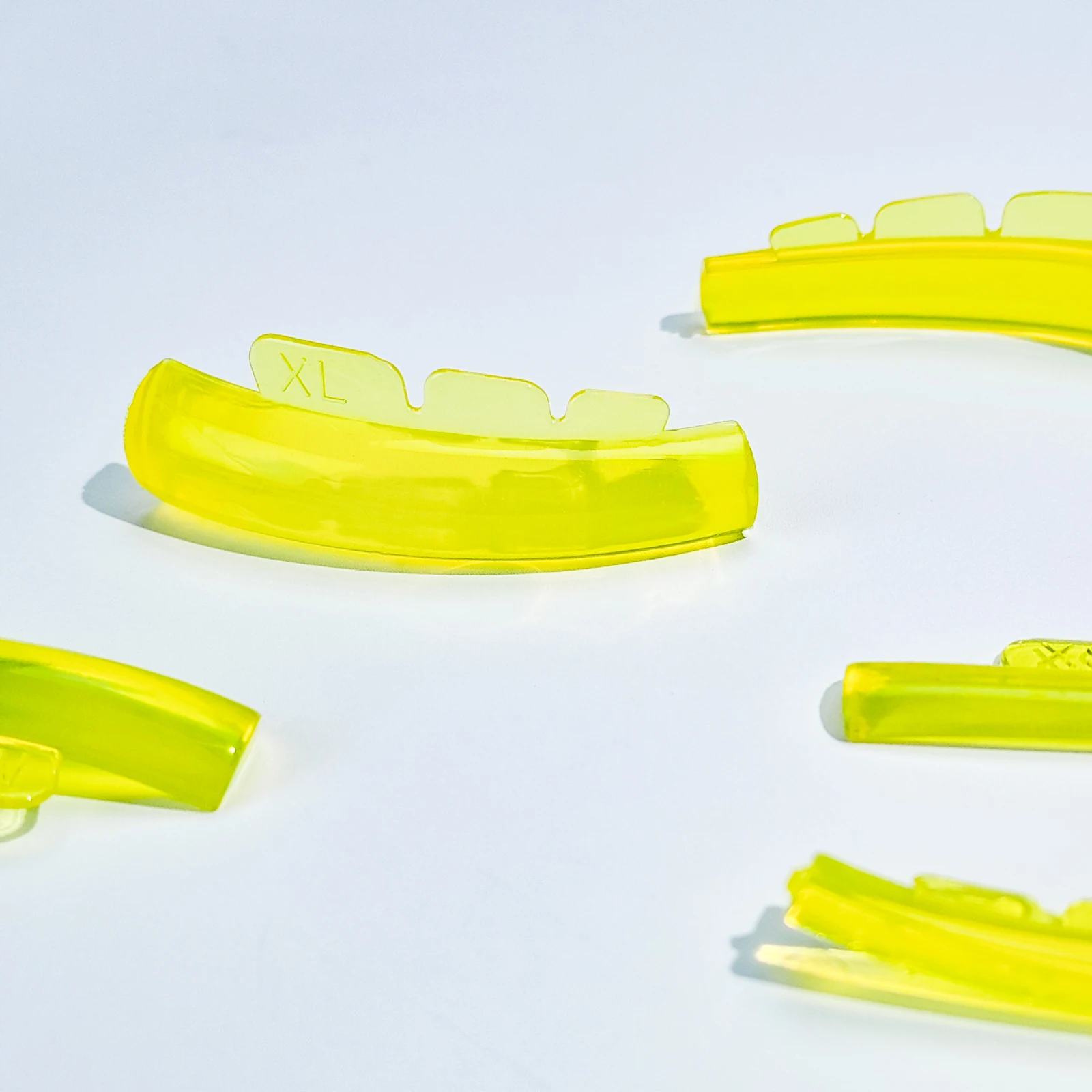 Lomansa 5 أزواج قابلة لإعادة الاستخدام سيليكون رمش بيرم منصات لزجة جلدة قضبان درع رفع ثلاثية الأبعاد رمش بكرة الشعر اكسسوارات ماكياج أداة #5