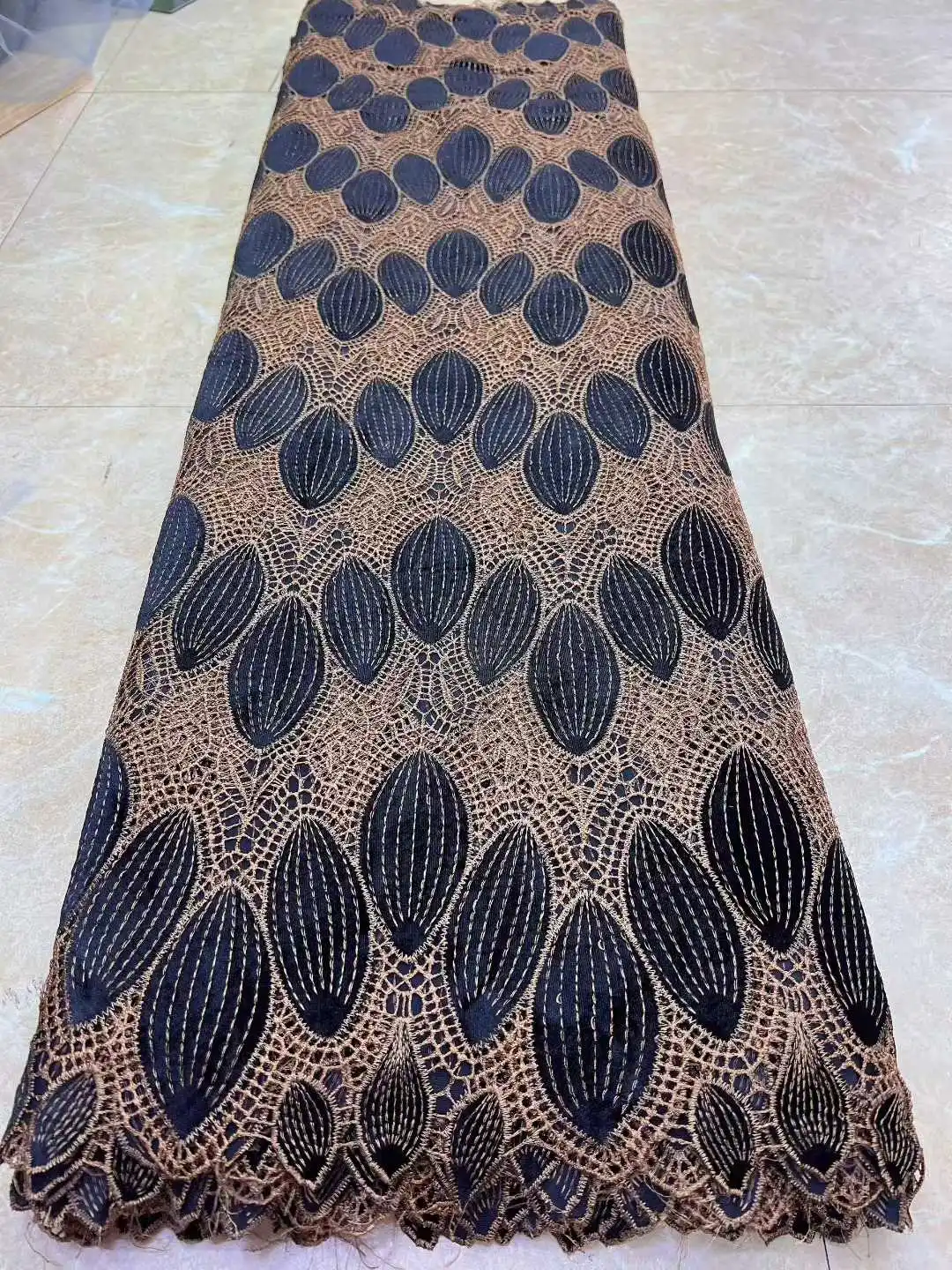 

African Lace Fabric 2025 High Quality Lace Laser Cut Velvet Guipure Lace Fabric Nigerian Swiss Voile Lace For Party