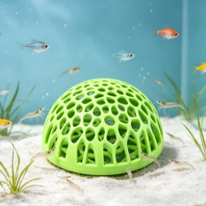 Porous Betta Fish Cave Shrimp Hiding House Breeding Shelter Aquarium Landscape Decor Ornament For Fish Tank Layout Decoration