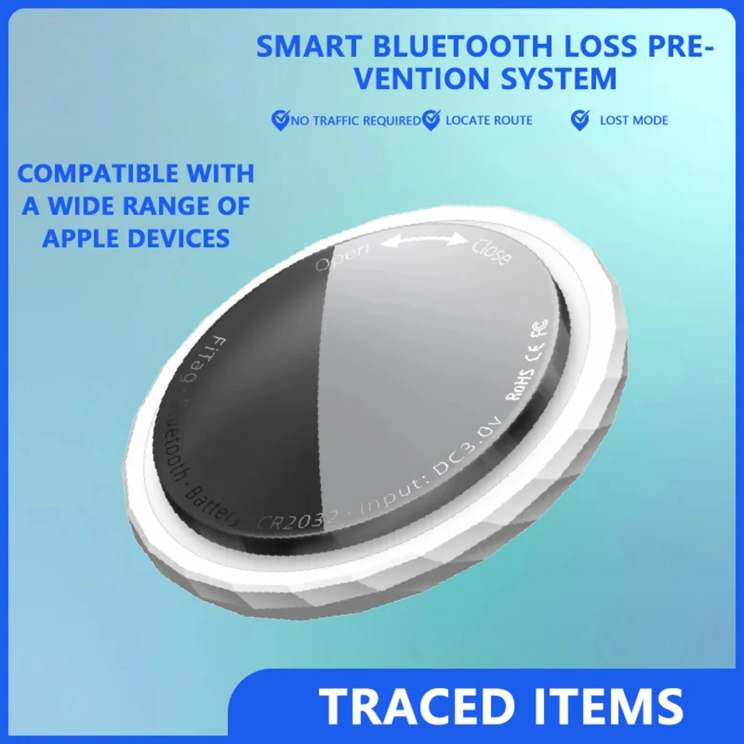 Smart Pet Locator Global GPS Bluetooth Tracker Device For Dog Cat Mini Portable Smart Locator Keychain Pet Anti-Lost for IOS