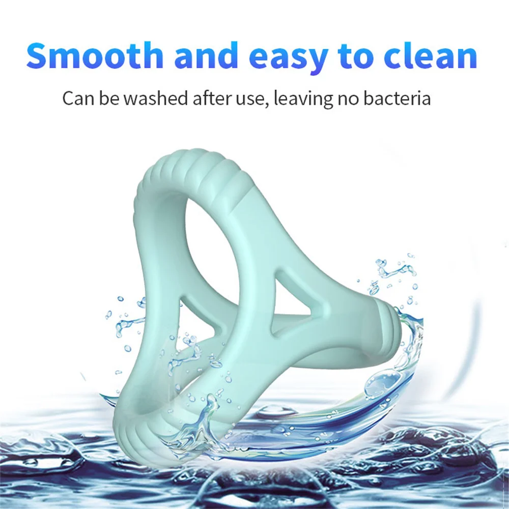 High Elasticity Cock Ring Reusable Penis Ring Time Lasting Delay Ejaculation Stretcher Dick Erection Semen Ring Sex Toys For Men - view 5