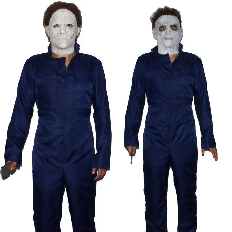 

Fulujiacos Movie Halloween Michael Myers Cosplay Costume Outfits Halloween Carnival Suit