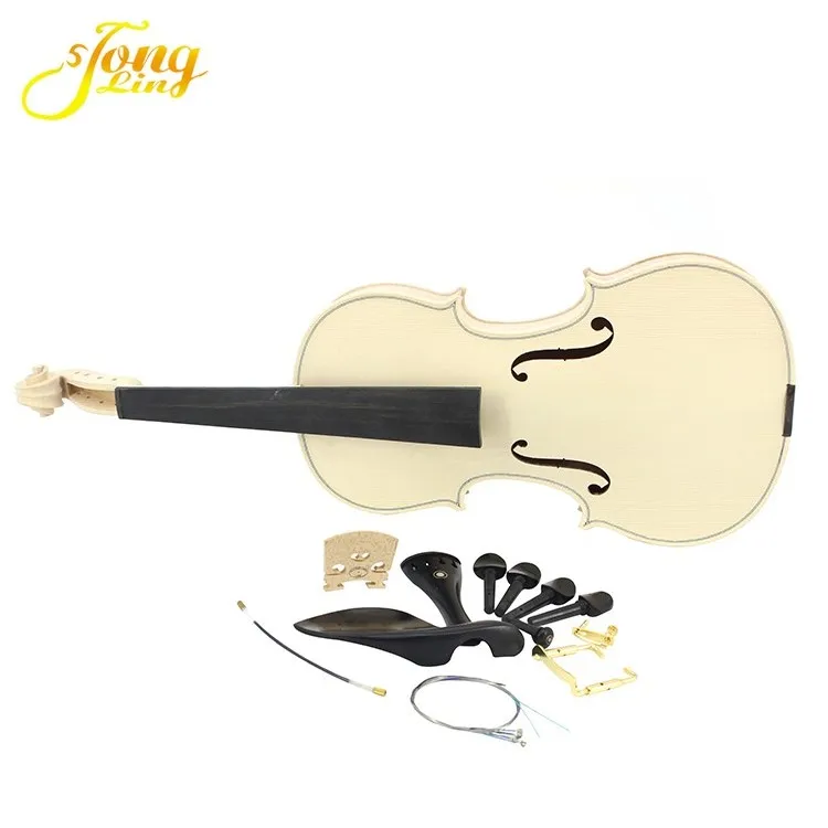 

High Grade Natural Flame Unvarnished Violin