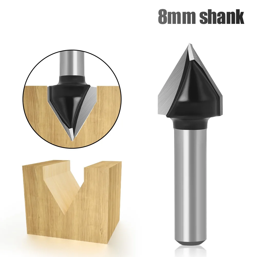 

Концевая фреза для дерева Shank60, 8 мм, 1 шт.