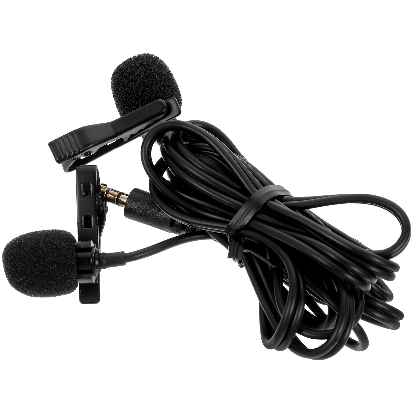 

Lavalier Microphone 150cm Clear High Sensitivity Plastic PVC Sponge Smart Phone Tablet Laptop Camera Video