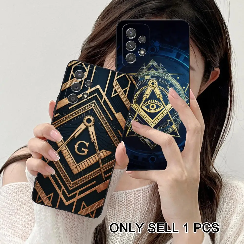 Freemason Phone Case for Samsung Galaxy A57 56 55 54 53 52 51 37 36 35 34 33 32 31 5G Soft TPU Shockproof Cover
