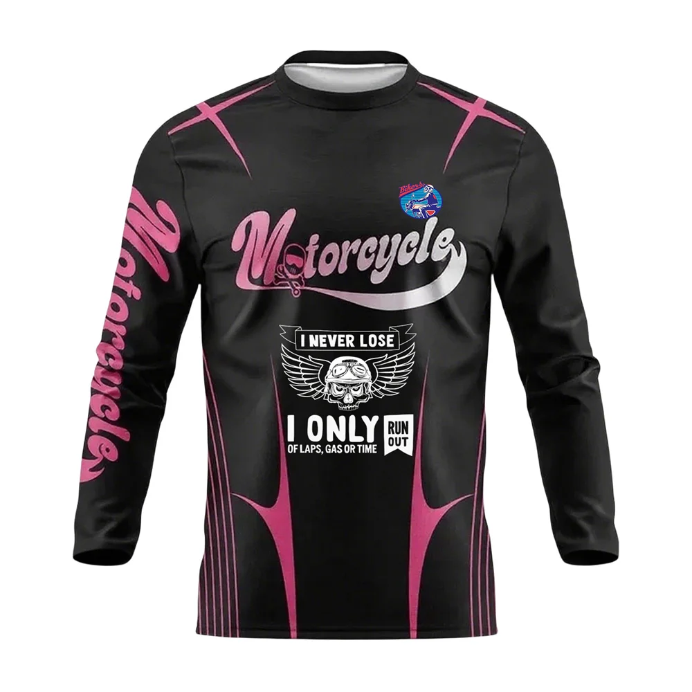 Autumn winter Long Sleeve T-shirt for Men's women's Outdoor Sports Cycling Clothes Off-road Men's Motorcycle Sportswear y2k tops